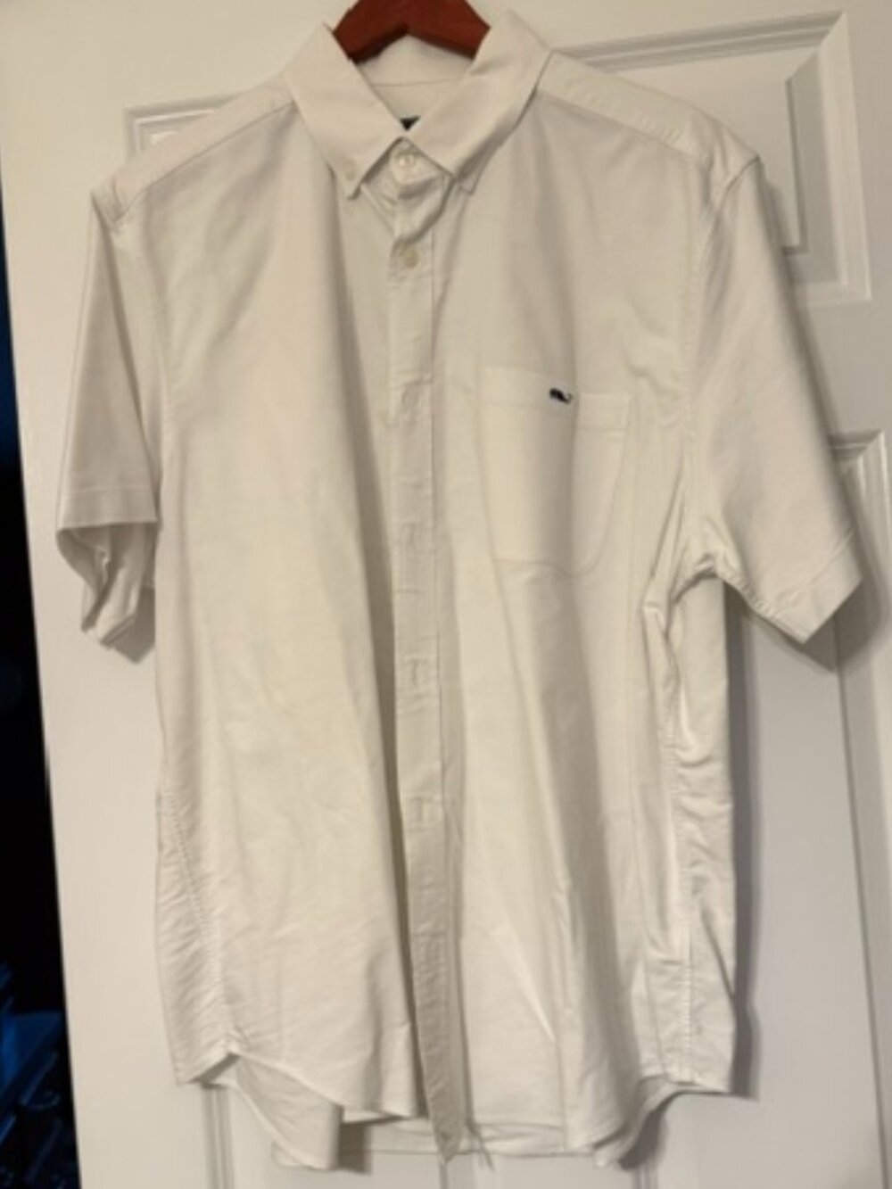 Vineyard Vines, Men's XL white short-sleeve button-down Classic Fit Tucker Shirt